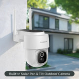 Powerolgoy Built-In Solar Pan & Tilt Outdoor Camera