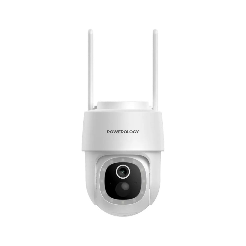 Powerology Built-In Solar Pan & Tilt Outdoor Camera