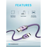 Powerology 8K HDMI Braided Cable 3m