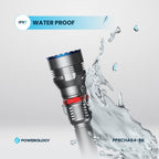Powerology Rechargeable LED Flashlight with Power Bank Function