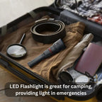 Powerology Rechargeable LED Flashlight with Power Bank Function