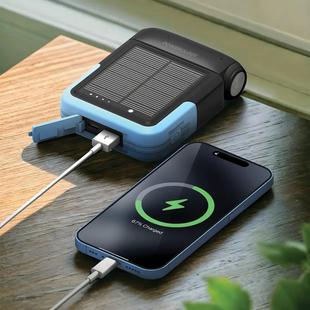 Powerology Sante 10000mAh Solar Power Bank