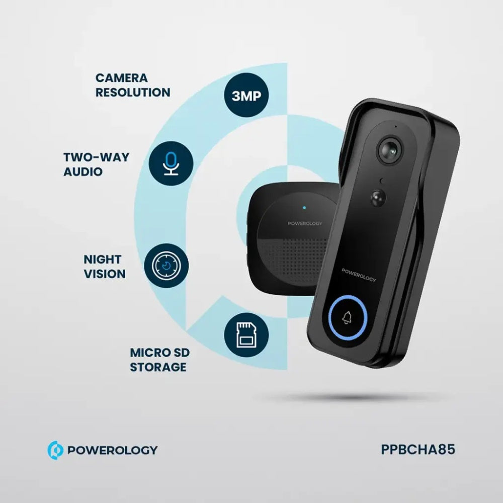 Powerology Smart Doorbell Camera