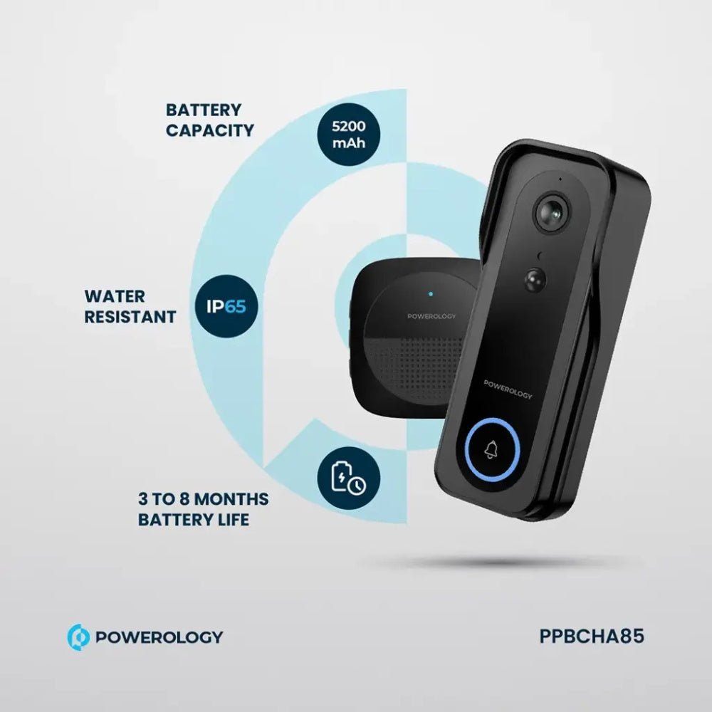 Powerology Smart Doorbell Camera