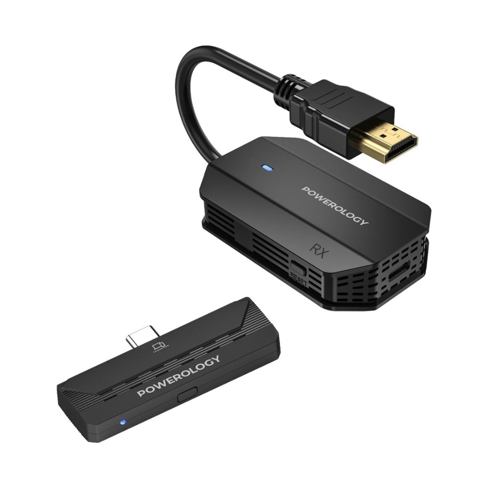 Powerology Wireless HDMI Type-C Adapter – Audio & Video Streaming Adapter