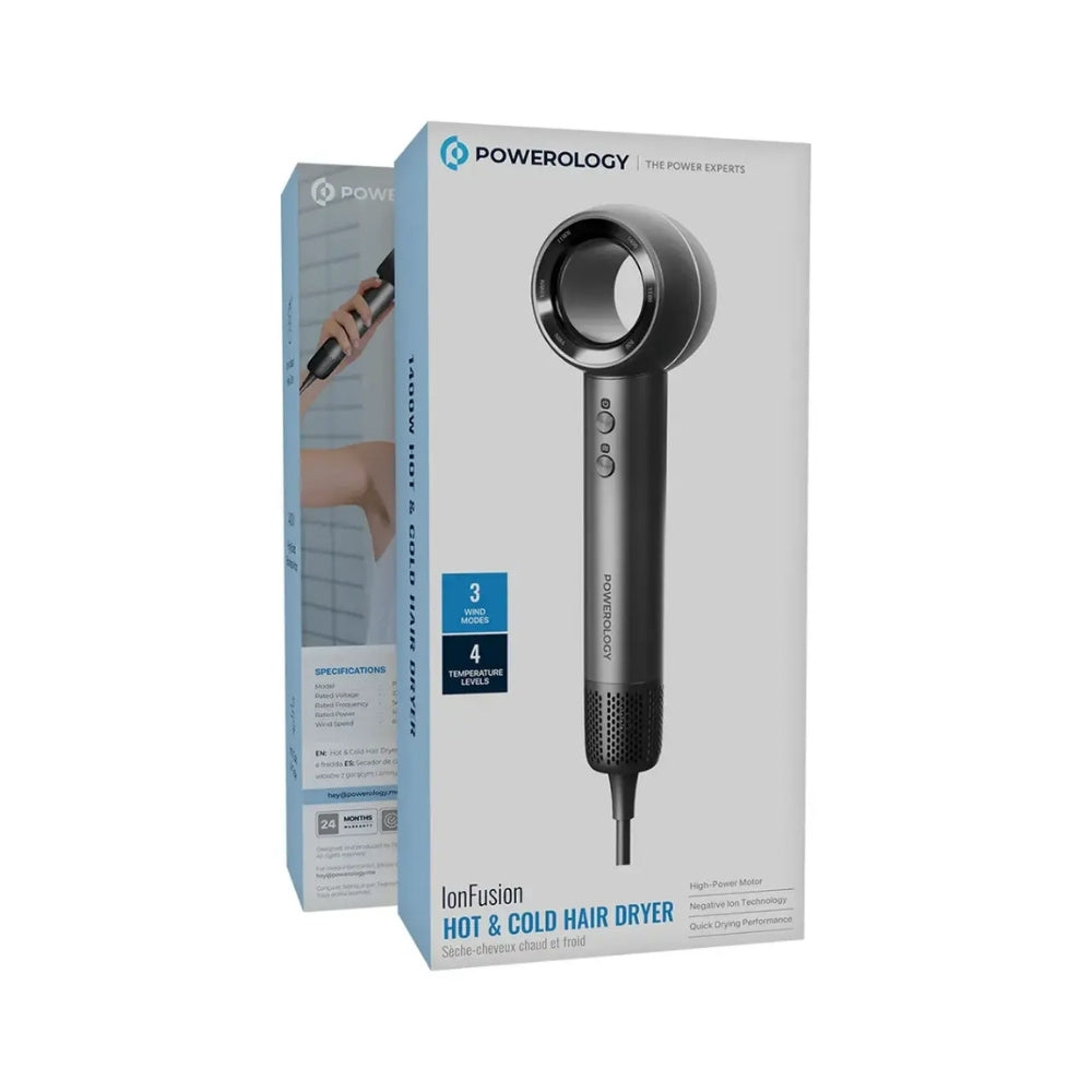 Powerology lonFusion Hot & Cold Hair Dryer