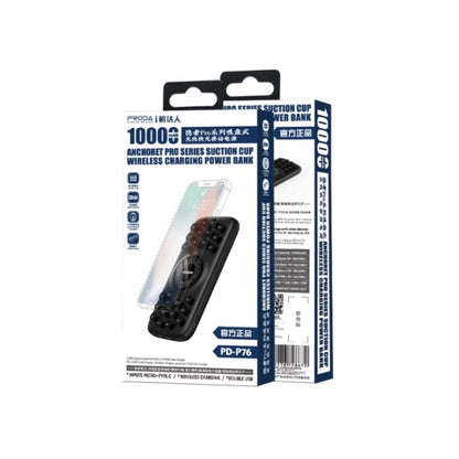 Proda Suction Cup Wireless Power Bank 10000mAh PD-P76 (White Available)