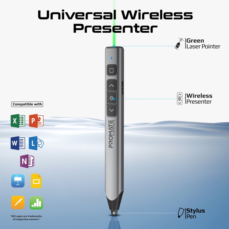 Promate ProPointer-S Presenter with Stylus Pen
