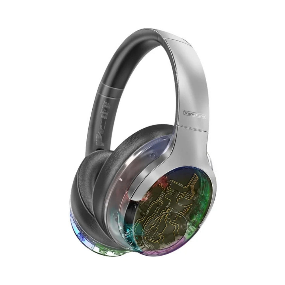 Promate ANC TransTune Bluetooth Headphones with RGB Lights