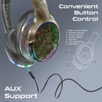 Promate ANC TransTune Bluetooth Headphones with RGB Lights