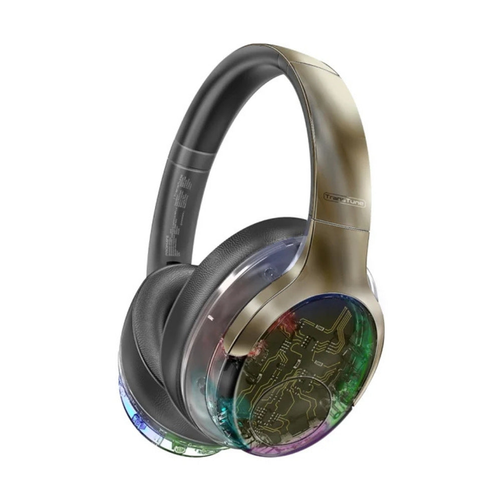 Promate ANC TransTune Bluetooth Headphones with RGB Lights