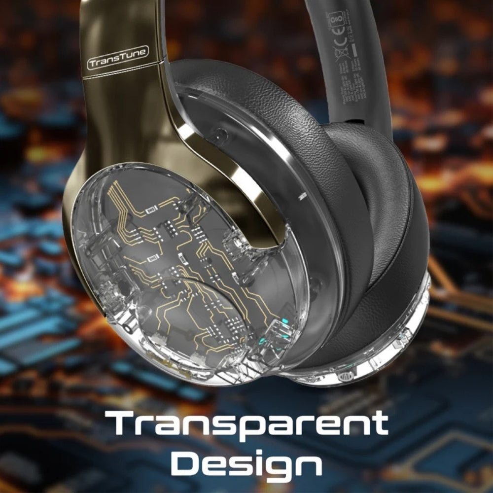 Promate ANC TransTune Bluetooth Headphones with RGB Lights