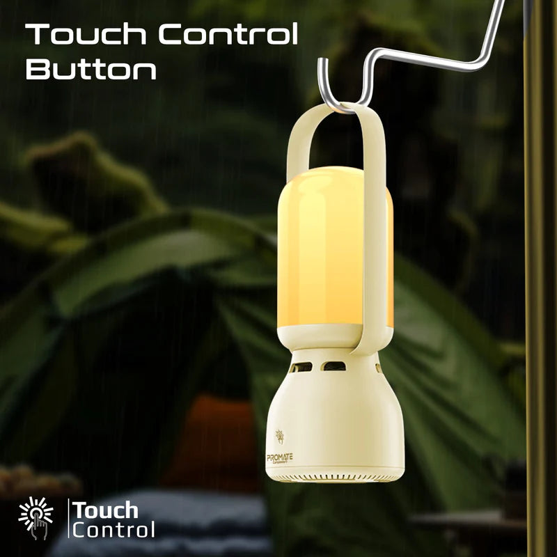 Promate CampMate-5 Portable Multifunctional Bluetooth Speaker Camping Light