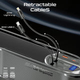 Promate CarMate-RPD 65W Multi-Functional Car Organizer