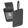 Promate HushTag Anti-Loss Slim Leather Luggage Tag with Smart Tracking