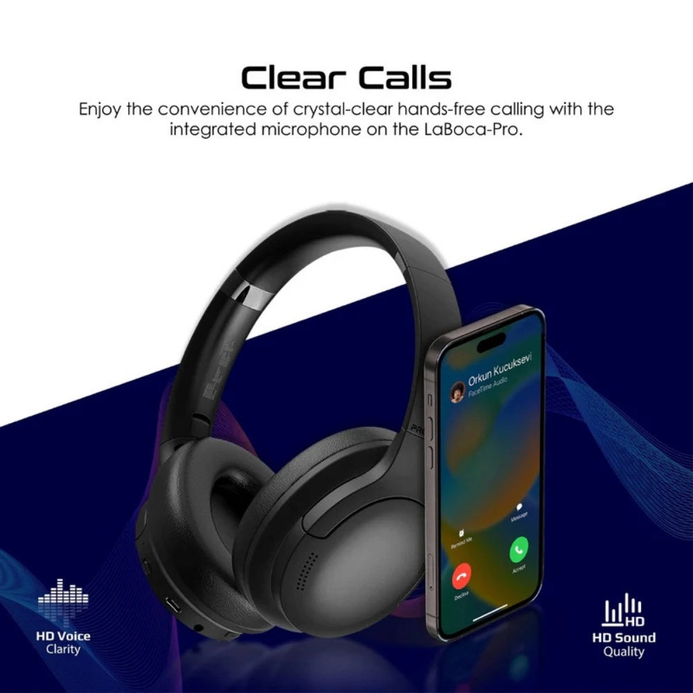 Promate LaBoca-Pro Over-Ear Wireless Headphones