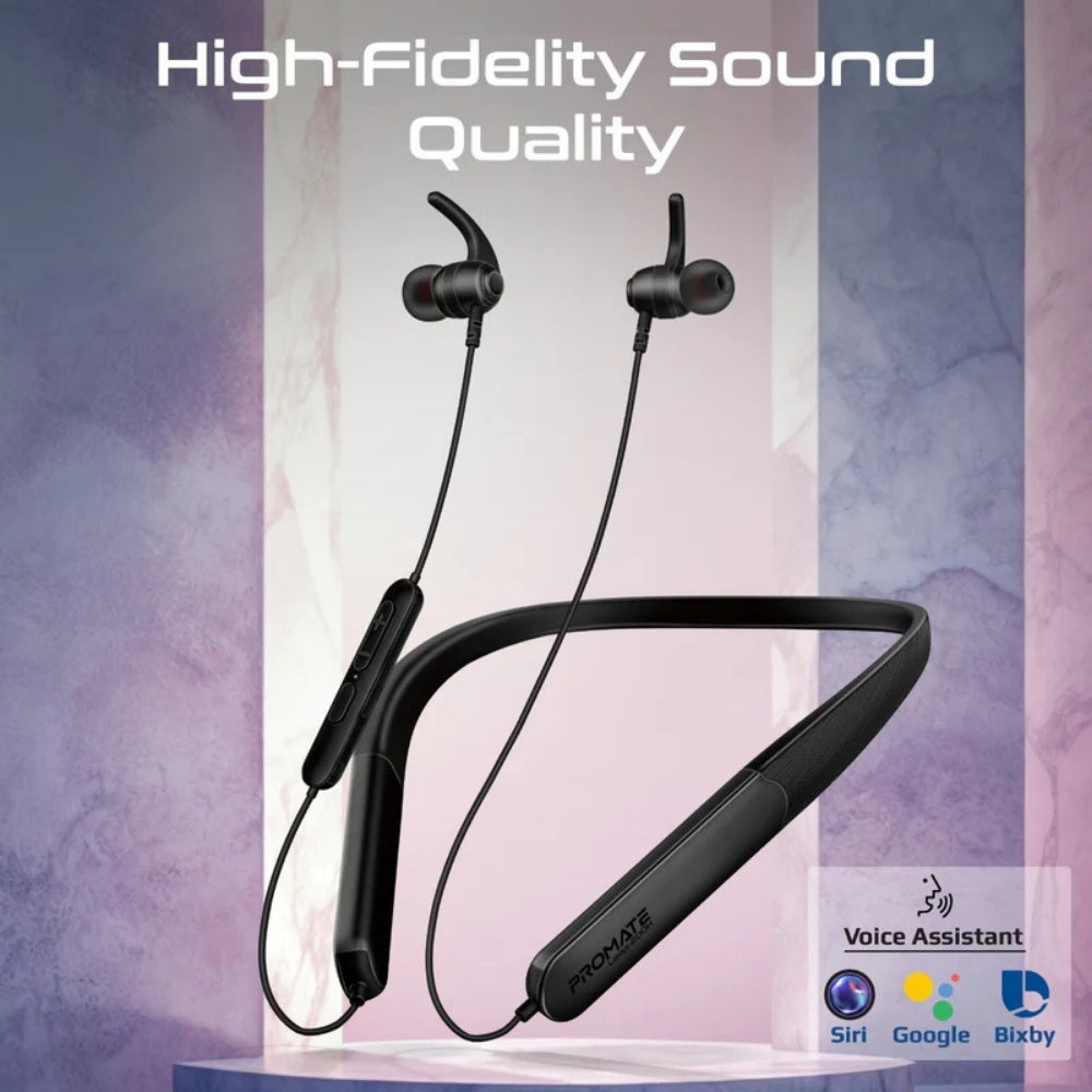 Promate Leap-200H SportFit ENC Neckband Earphones