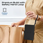 Promate PassMate Anti-Loss Slim Leather Passport Holder