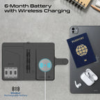 Promate PassMate Anti-Loss Slim Leather Passport Holder