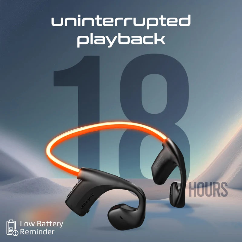 Promate RippleGlow Endurance Neckband Earphones