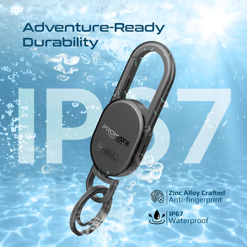 Promate TagChain Smart Carabiner Keychain