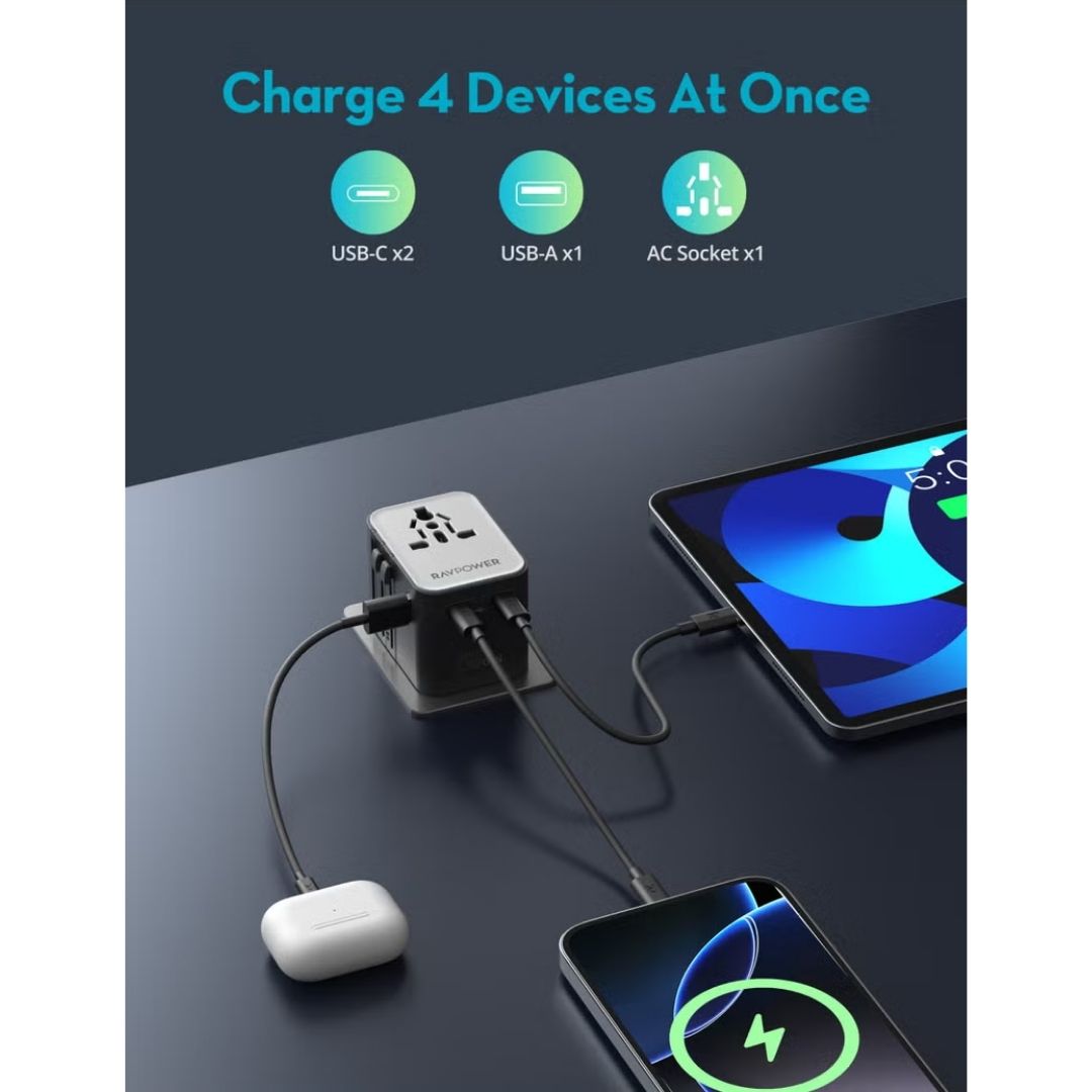 RAVPower 25W Universal Travel Adapter