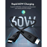 RAVPower 60W USB-C Cable 1m