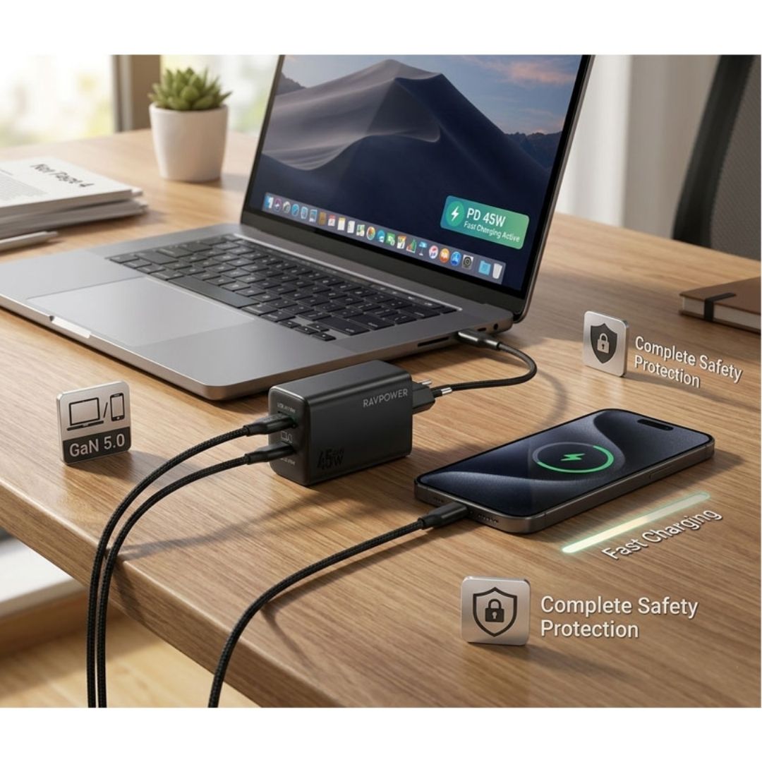 RAVPower PD Pioneer 45W Charger