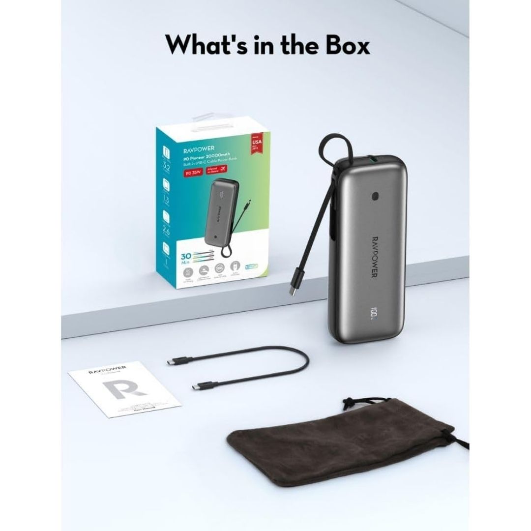 RAVPower Pioneer 35W 20000mAh Power Bank