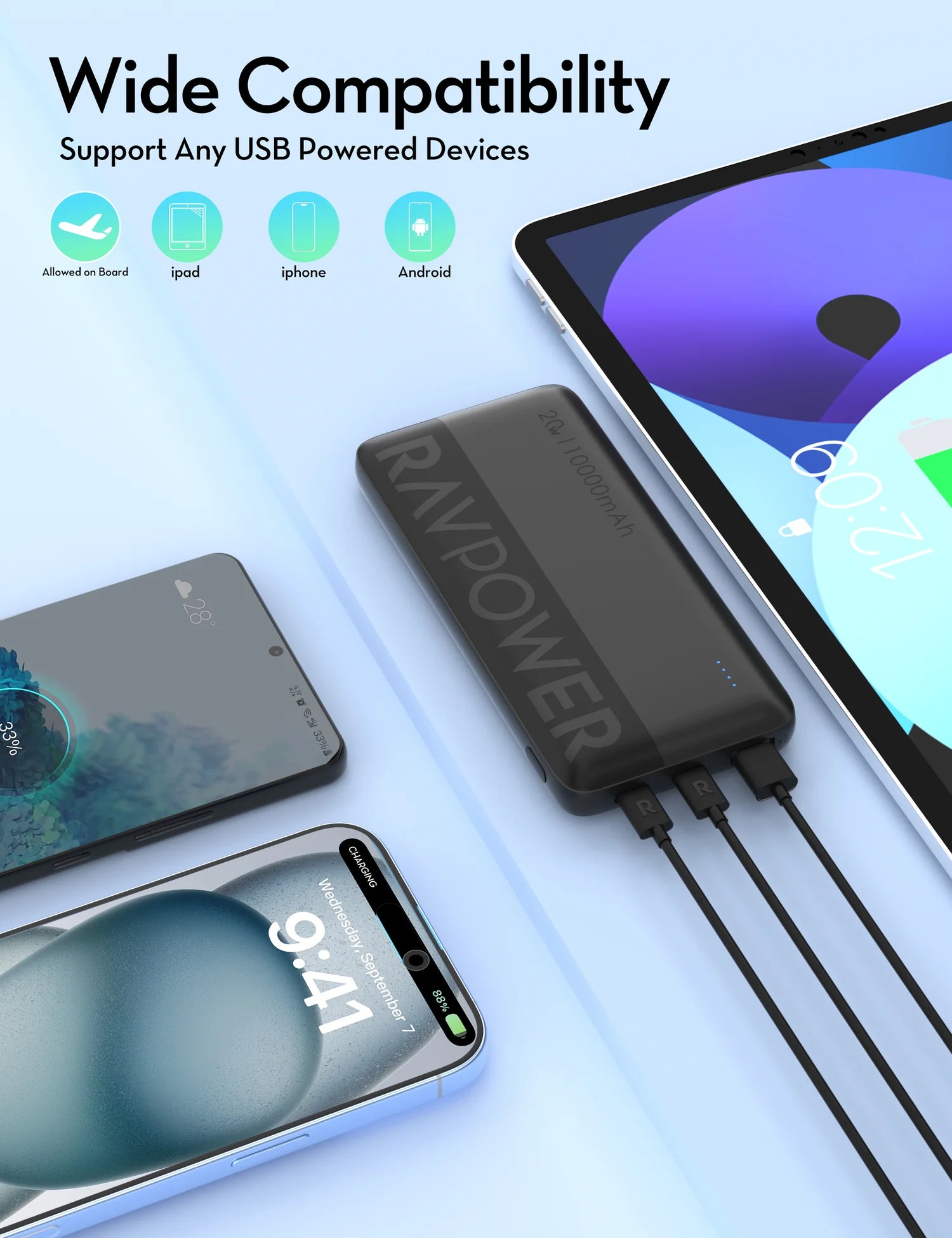 RAVPower 10000mAh Power Bank