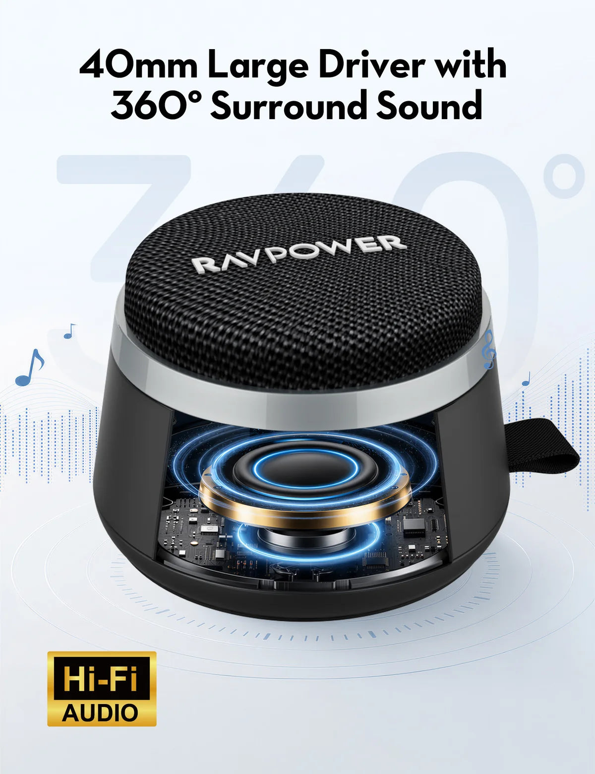 RAVPower MagPulse Go Magnetic Wireless Speaker RP-SK005