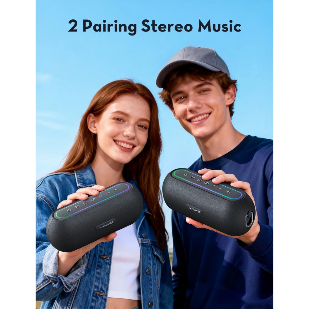 RavPower 35W RGB Portable Bluetooth Speaker Pro
