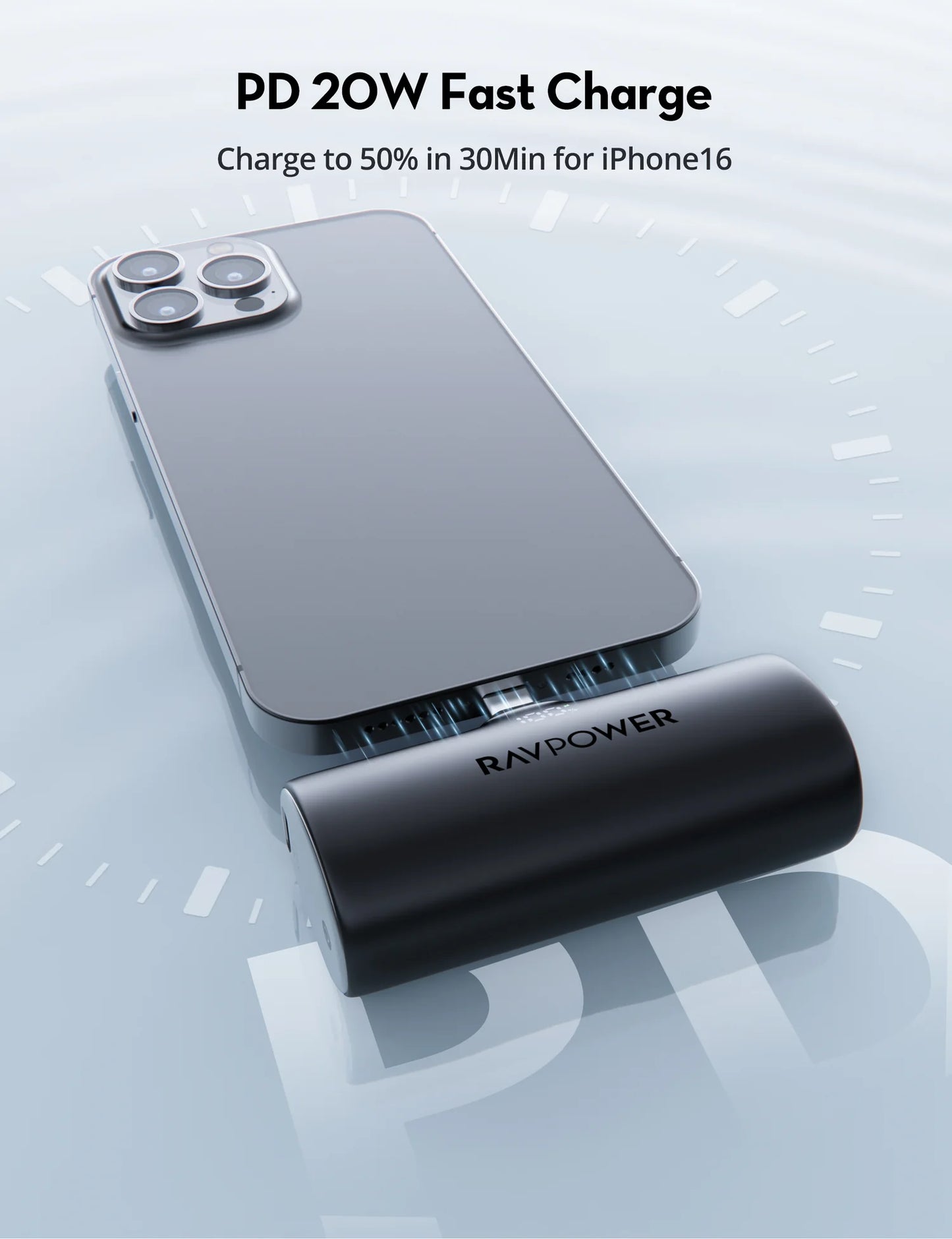 RavPower 5000mAh nano 20W USB-C Power Bank