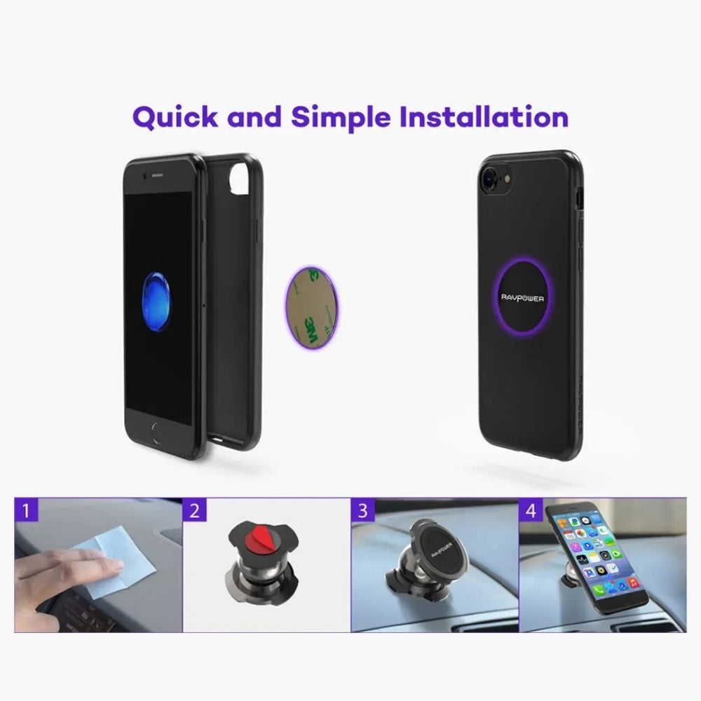 RavPower Magnetic Car Phone Mount