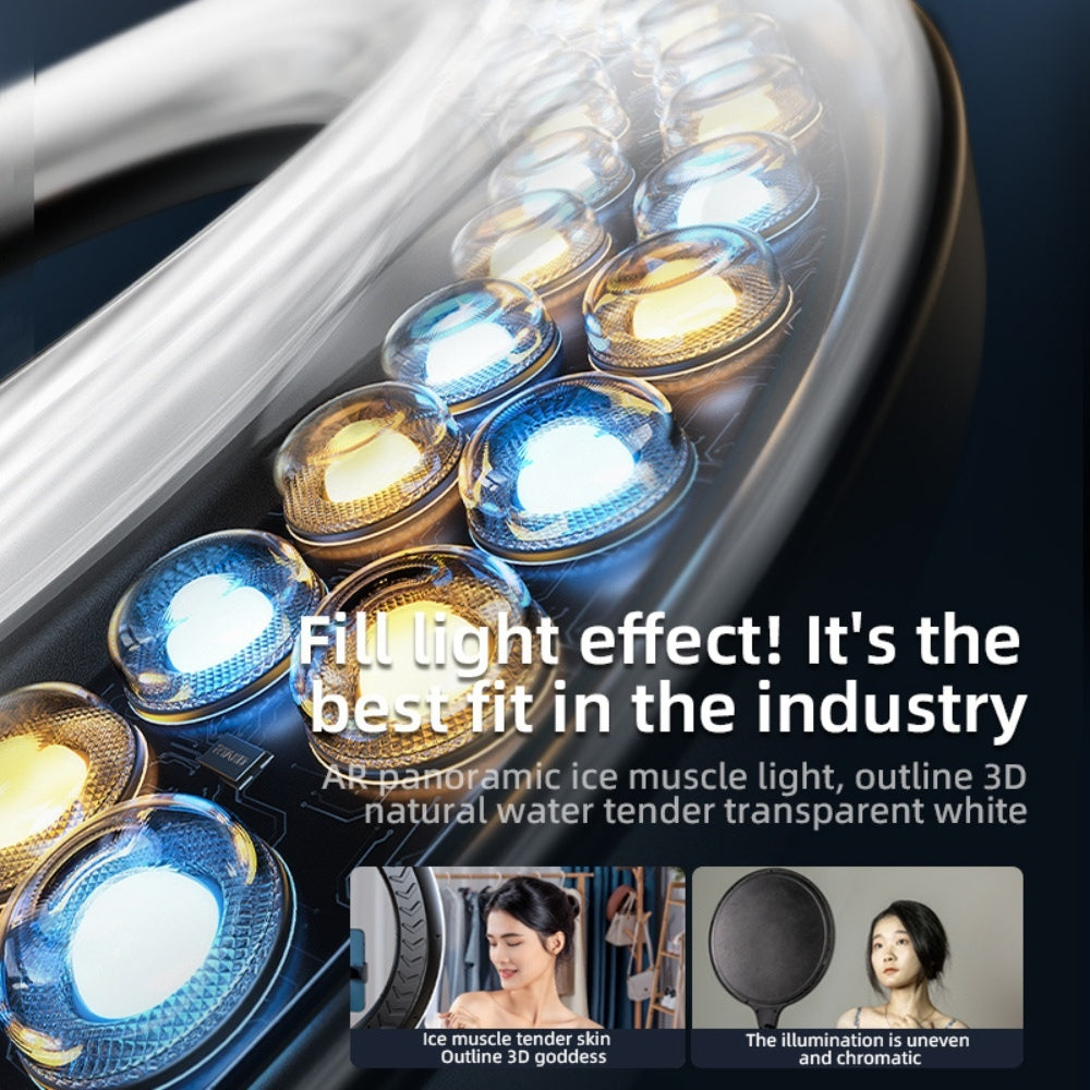 Rtako 13-Inch Ring Light with Phone Holder & 170cm Stand – AR-GTB05-13