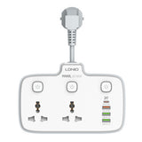 LDNIO SC2413 Extension Socket Power Strip with USB Ports