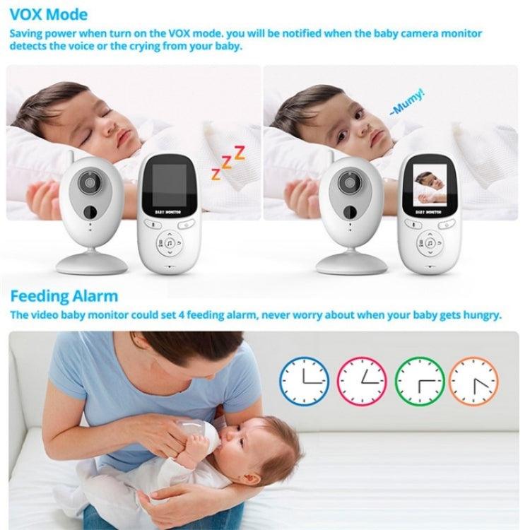 R306 Room Temperature Monitor Intercom Camera 2.0-inch Night Vision Wireless Baby Monitor - Saleshubstore