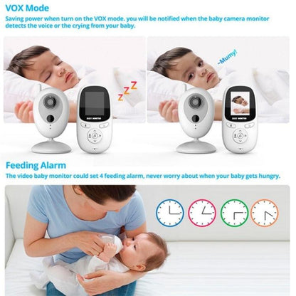 R306 Room Temperature Monitor Intercom Camera 2.0-inch Night Vision Wireless Baby Monitor - Saleshubstore