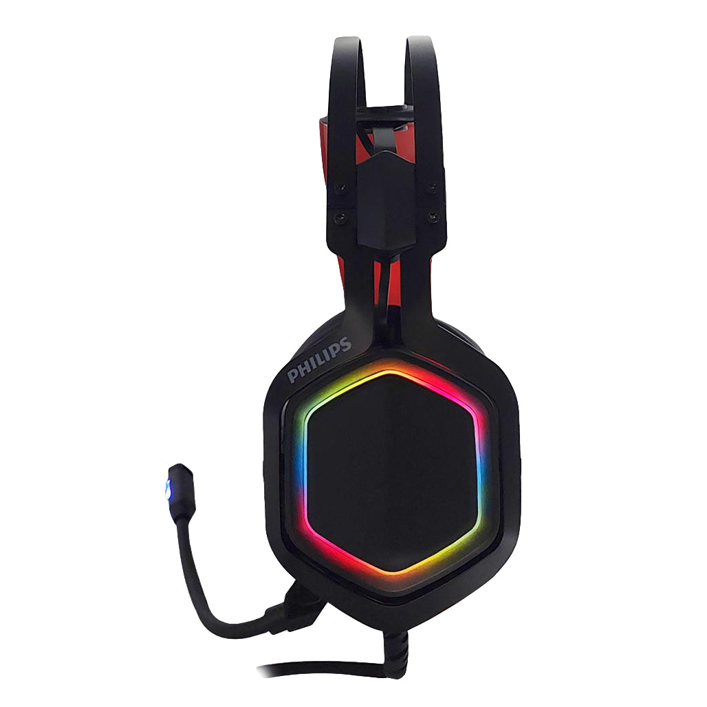 Philips TAG2115 Over-Ear Gaming Headset – Wired PC Headphones with Noise-Reduction Mic