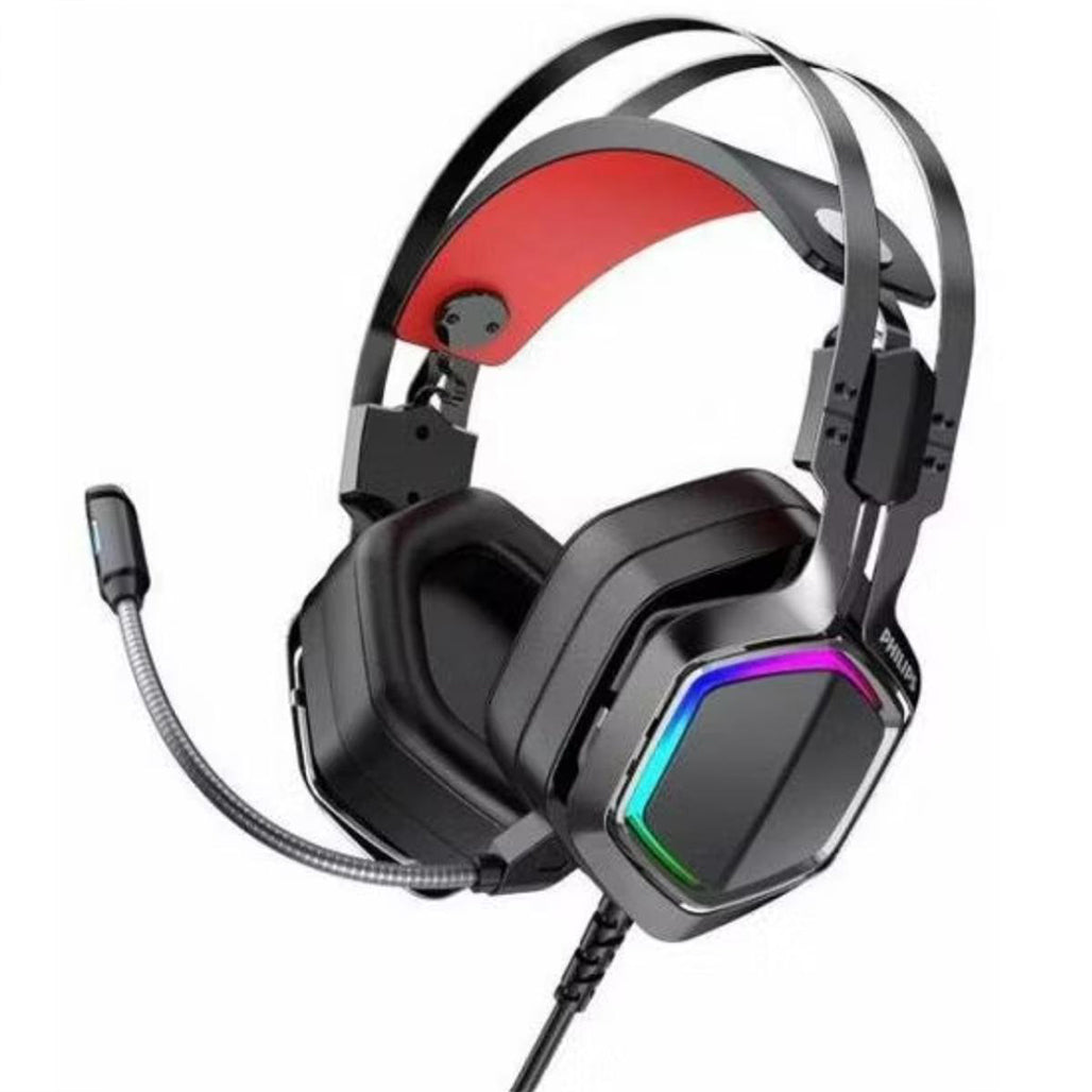 Philips TAG2115 Over-Ear Gaming Headset – Wired PC Headphones with Noise-Reduction Mic