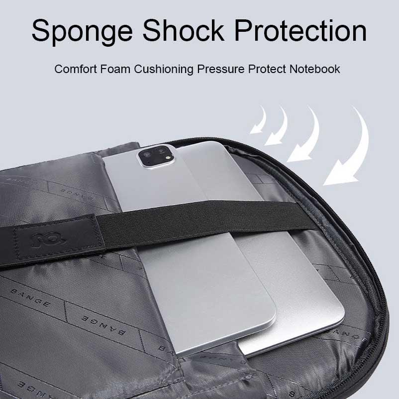BANGE BG-2581 Large-capacity Waterproof and Wear-resistant Backpack - Saleshubstore