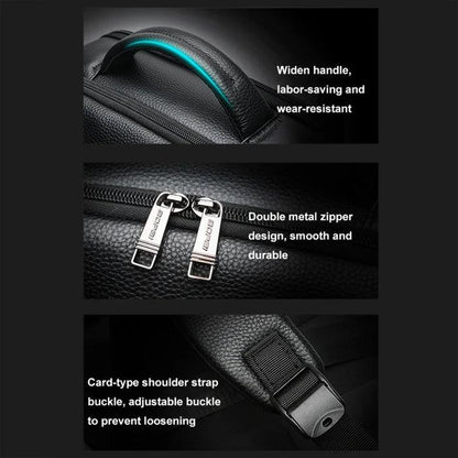 BOPAI Men's Slim Business Backpack 15.6" – Waterproof Laptop Bag with USB Charging Port, Office Work & Travel Backpack - Saleshubstore