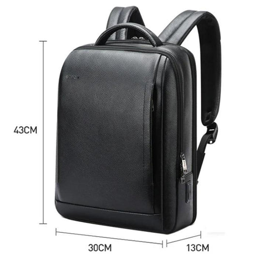 BOPAI Men's Slim Business Backpack 15.6" – Waterproof Laptop Bag with USB Charging Port, Office Work & Travel Backpack - Saleshubstore