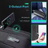 BOPAI Men's Slim Business Backpack 15.6" – Waterproof Laptop Bag with USB Charging Port, Office Work & Travel Backpack - Saleshubstore