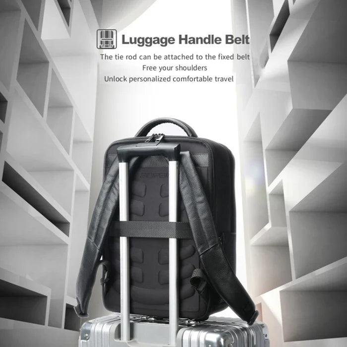 BOPAI Men's Slim Business Backpack 15.6" – Waterproof Laptop Bag with USB Charging Port, Office Work & Travel Backpack - Saleshubstore