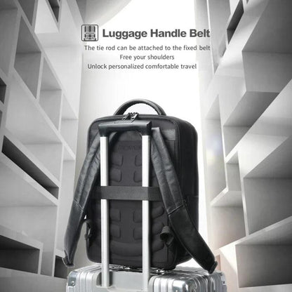 BOPAI Men's Slim Business Backpack 15.6" – Waterproof Laptop Bag with USB Charging Port, Office Work & Travel Backpack - Saleshubstore