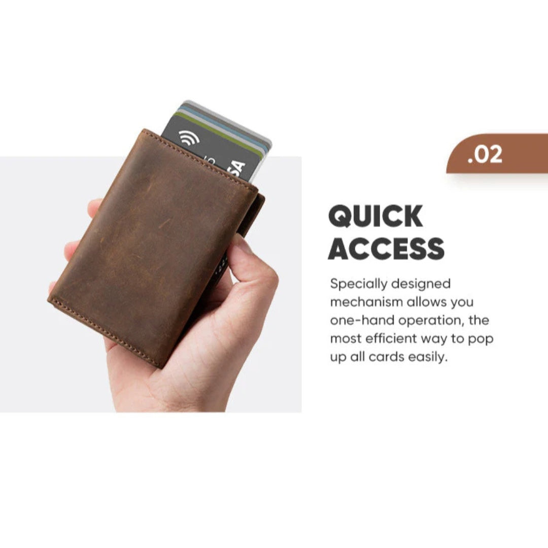 TILONSTAR Pop-Up Leather Wallet