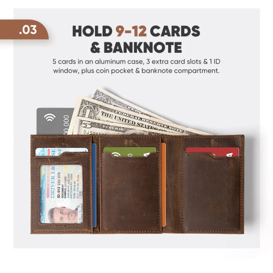 TILONSTAR Pop-Up Leather Wallet