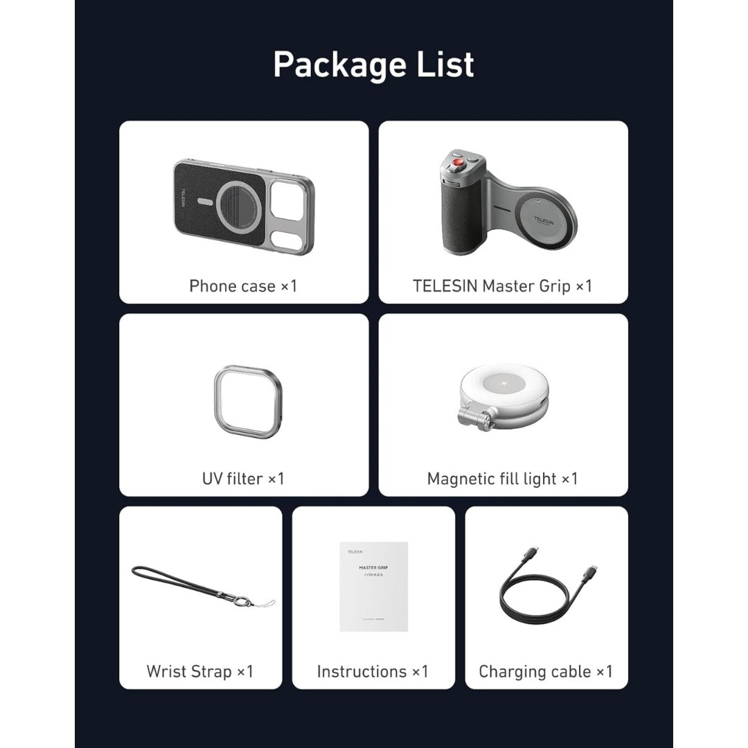 Telesin Master Grip iPhone 17 Pro & Pro Max