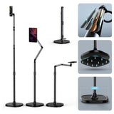 Telesin Adjustable Magnetic Mobile Phone Floor Stand Holder